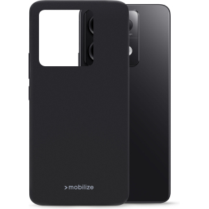 Mobilize Rubber Gelly Case Xiaomi Poco X6 5G/Redmi Note 13 Pro 5G Matt Black