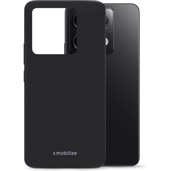 Mobilize Rubber Gelly Case Xiaomi Poco X6 5G/Redmi Note 13 Pro 5G Matt Black