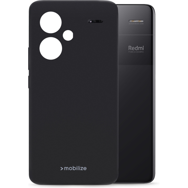 Mobilize Rubber Gelly Case Xiaomi Redmi Note 13 Pro+ 5G Matt Black