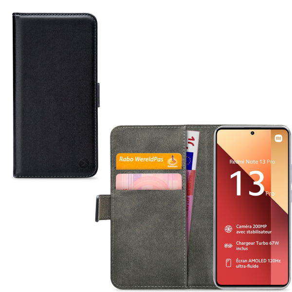 Mobilize Classic Gelly Wallet Book Case Xiaomi Poco M6 Pro 4G/Redmi Note 13 Pro 4G  Black