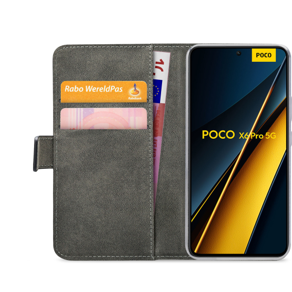 Mobilize Classic Gelly Wallet Book Case Xiaomi Poco X6 Pro 5G Black - Afbeelding 4