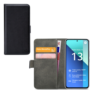 Mobilize Classic Gelly Wallet Book Case Xiaomi Redmi Note 13 4G Black