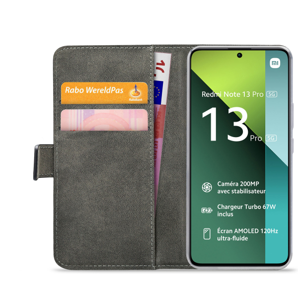 Mobilize Classic Gelly Wallet Book Case Xiaomi Poco X6 5G/Redmi Note 13 Pro 5G Black - Afbeelding 4