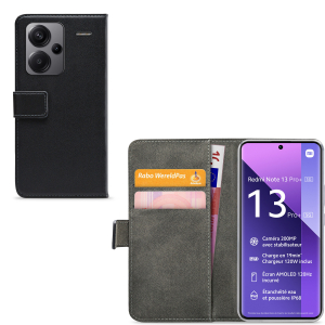 Mobilize Classic Gelly Wallet Book Case Xiaomi Redmi Note 13 Pro+ 5G Black