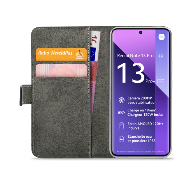Mobilize Classic Gelly Wallet Book Case Xiaomi Redmi Note 13 Pro+ 5G Black - Afbeelding 4
