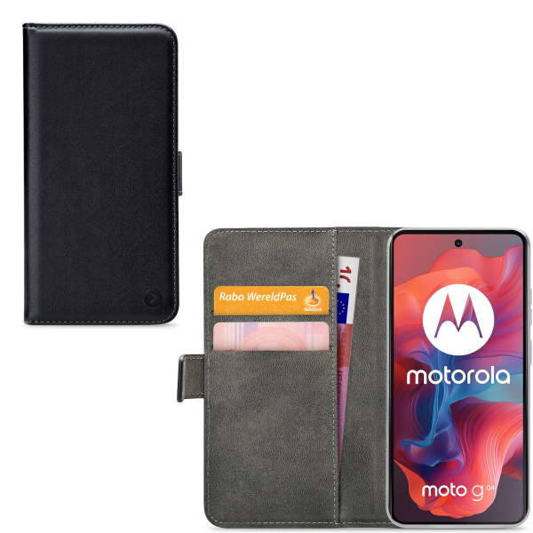 Mobilize Classic Gelly Wallet Book Case Motorola Moto G04/G24/G04S Black