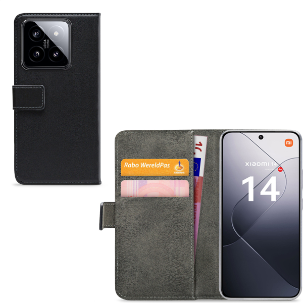 Mobilize Classic Gelly Wallet Book Case Xiaomi 14 Black
