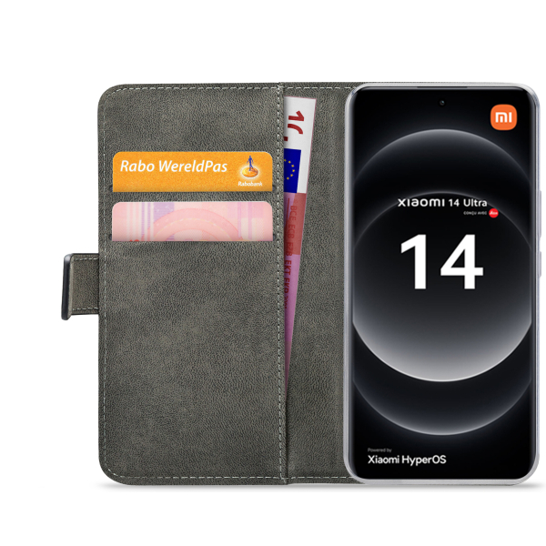 Mobilize Classic Gelly Wallet Book Case Xiaomi 14 Ultra Black - Afbeelding 4