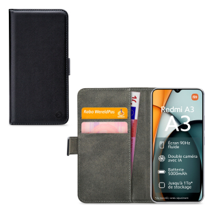 Mobilize Classic Gelly Wallet Book Case Xiaomi Redmi A3/A3X Black