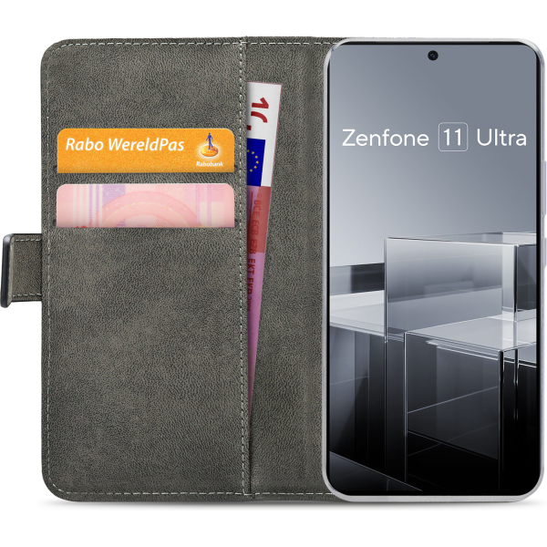 Mobilize Classic Gelly Wallet Book Case Asus Zenfone 11 Ultra Black - Afbeelding 4