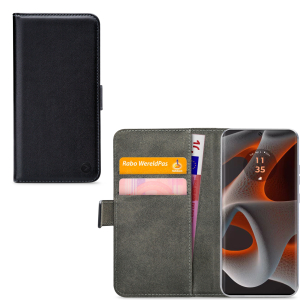 Mobilize Classic Gelly Wallet Book Case Motorola Edge 50 Pro Black