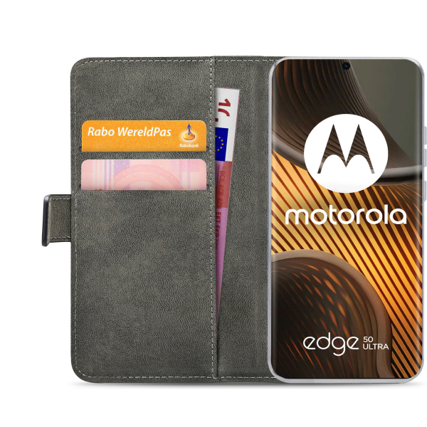 Mobilize Classic Gelly Wallet Book Case Motorola Edge 50 Ultra Black - Afbeelding 4