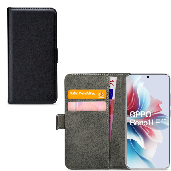 Mobilize Classic Gelly Wallet Book Case Oppo Reno11 F 5G Black