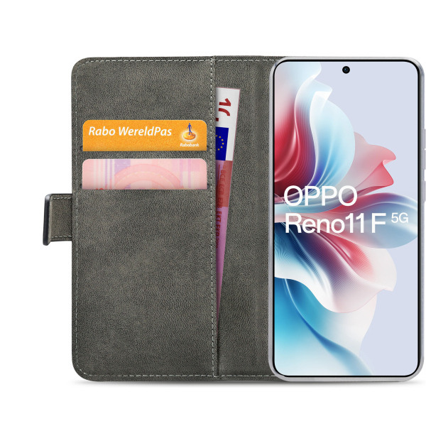 Mobilize Classic Gelly Wallet Book Case Oppo Reno11 F 5G Black - Afbeelding 4