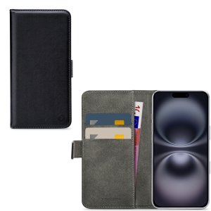 Mobilize Classic Gelly Wallet Book Case Apple Iphone 16 Black