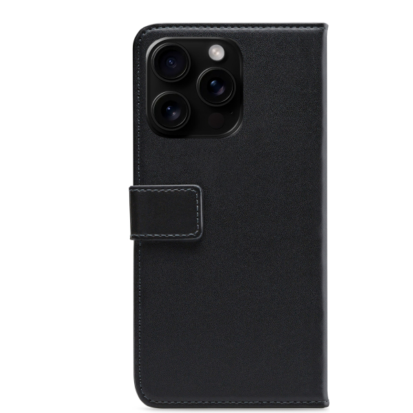 Mobilize Classic Gelly Wallet Book Case Apple Iphone 16 Pro Max Black - Afbeelding 3