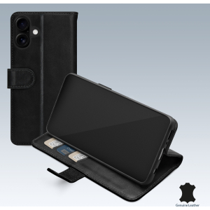 Mobilize Leather Wallet Apple Iphone 16 Black
