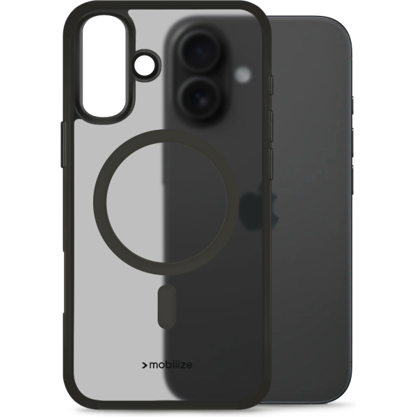 Mobilize Magsafe Compatible Hybrid Pro Case Apple Iphone 16 Black