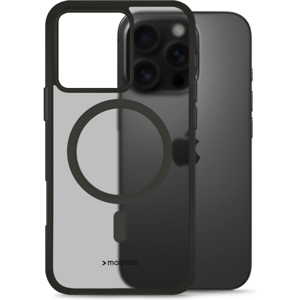 Mobilize Magsafe Compatible Hybrid Pro Case Apple Iphone 16 Pro Black