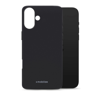 Mobilize Rubber Gelly Case Apple Iphone 16 Matt Black