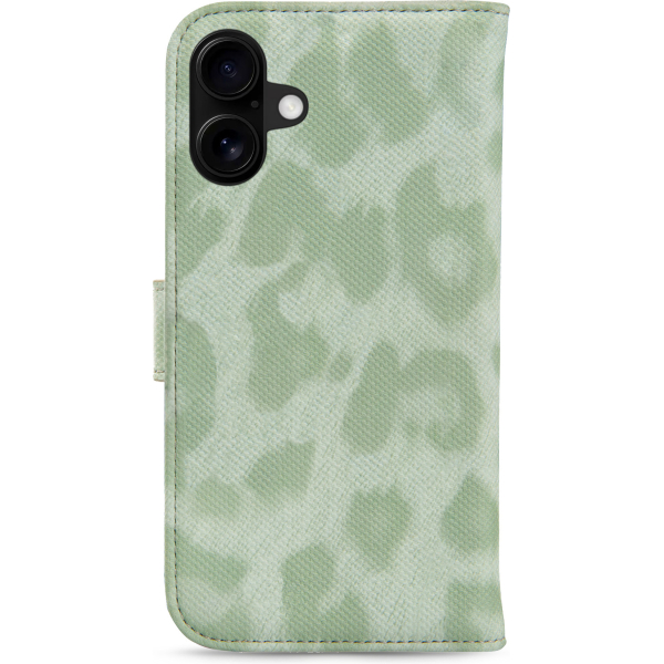 My Style Flex Wallet For Apple Iphone 16 Green Leopard - Afbeelding 2