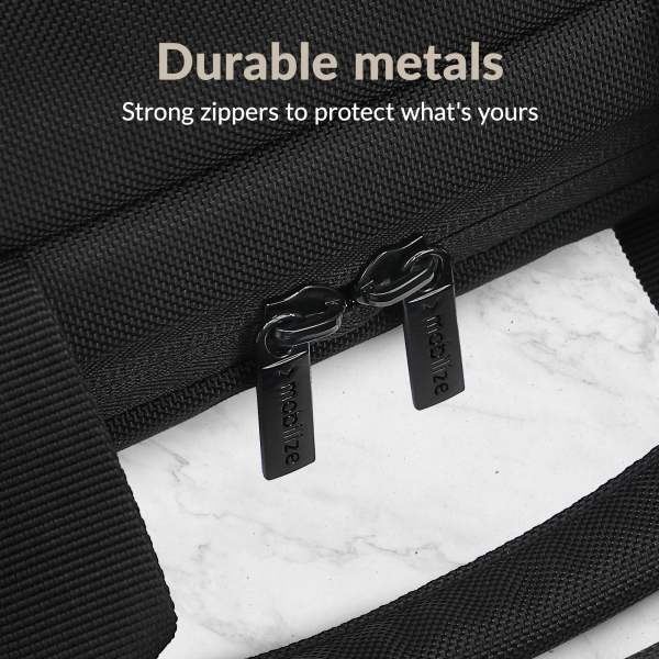 Mobilize Waterresistant Laptop Bag Up To 17.3Inch Black - Afbeelding 5