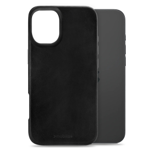 Mobilize Magsafe Compatible Premium Leather Case Apple Iphone 16 Plus Black
