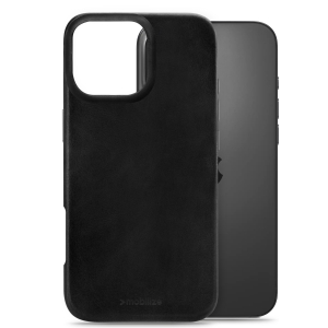 Mobilize Magsafe Compatible Premium Leather Case Apple Iphone 16 Pro Max Black