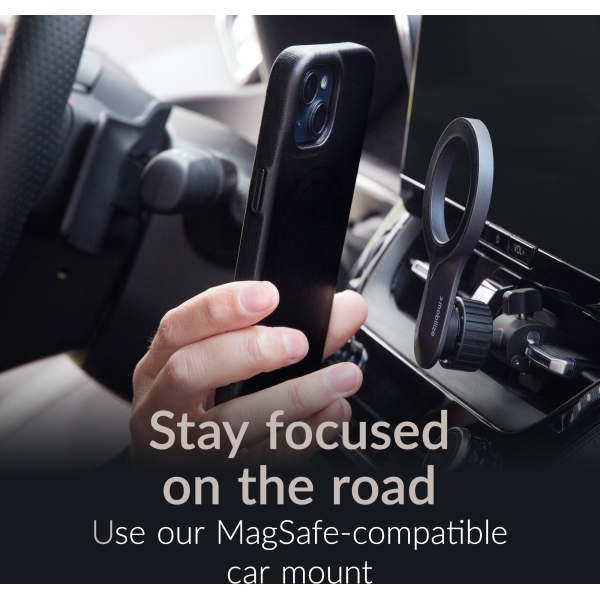 Mobilize Magsafe Compatible Premium Leather Case Apple Iphone 16 Pro Max Black - Afbeelding 7