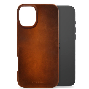 Mobilize Magsafe Compatible Premium Leather Case Apple Iphone 16 Plus Burned Cognac