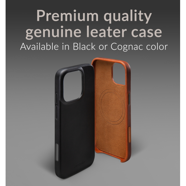 Mobilize Magsafe Compatible Premium Leather Case Apple Iphone 16 Plus Burned Cognac - Afbeelding 3