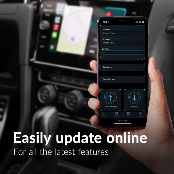 Mobilize Adapter For Wireless Apple Carplay/Android Auto Black - Afbeelding 7