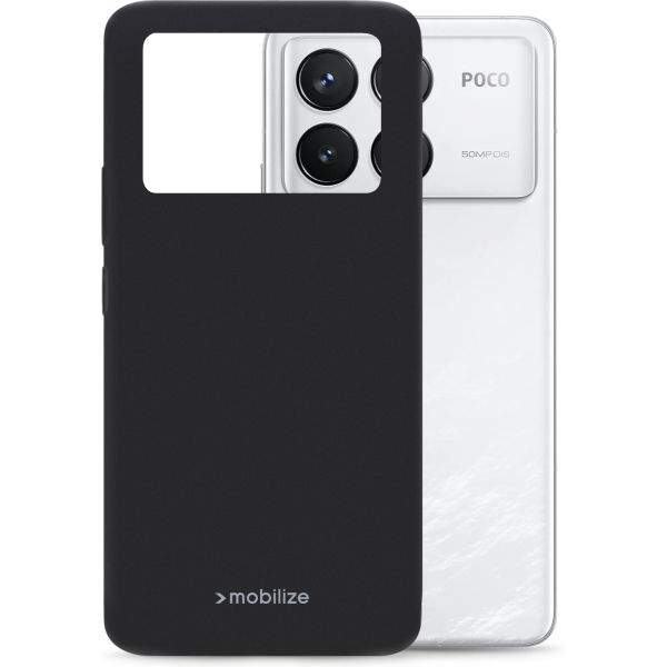 Mobilize Rubber Gelly Case Xiaomi Poco F6 Pro Matt Black