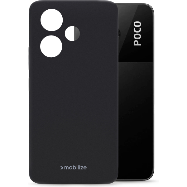 Mobilize Rubber Gelly Case Xiaomi Poco M6 4G/Redmi 13 4G Matt Black
