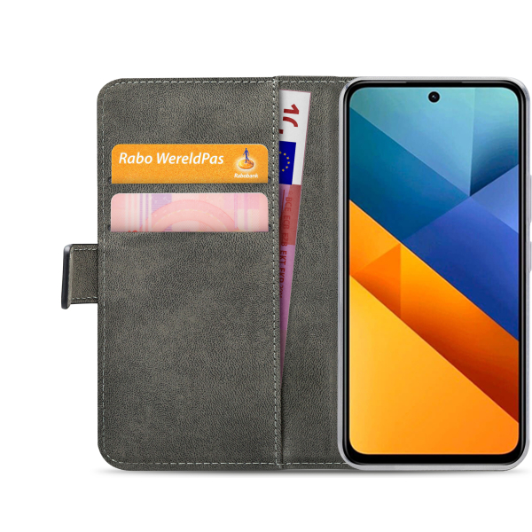Mobilize Classic Gelly Wallet Book Case Xiaomi Poco M6 4G/Redmi 13 4G Black - Afbeelding 4