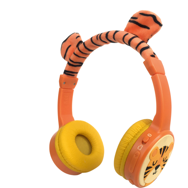 Mobilize Wireless/Wired Over Ear Kids Headphone 85Db Tiger