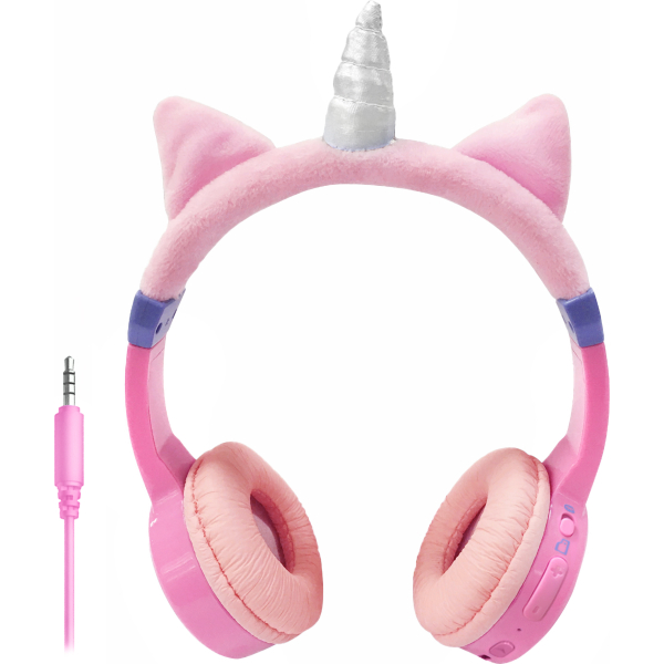 Mobilize Wireless/Wired Over Ear Kids Headphone 85Db Unicorn - Afbeelding 2