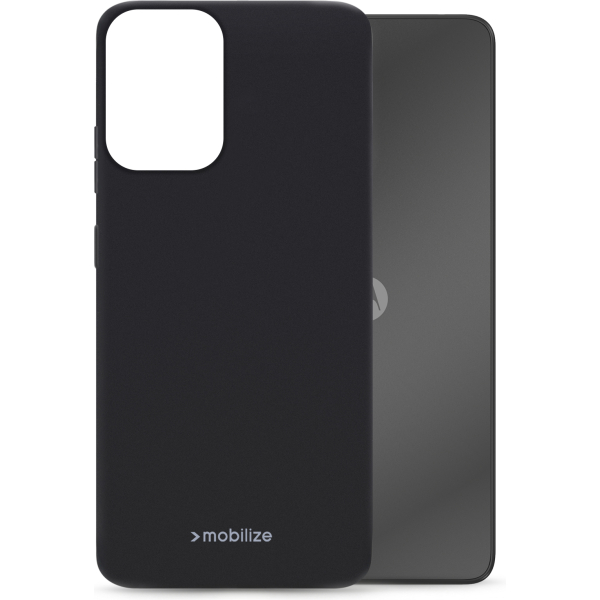 Mobilize Rubber Gelly Case Motorola Moto E14 4G Matt Black