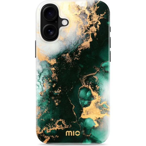Mio By Mobilize Mio Green Marble Magsafe Compatible For Iphone 16 Plus