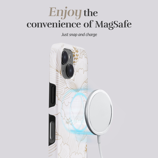 Mio By Mobilize Mio White Roses Magsafe Compatible For Iphone 16 Plus - Afbeelding 3