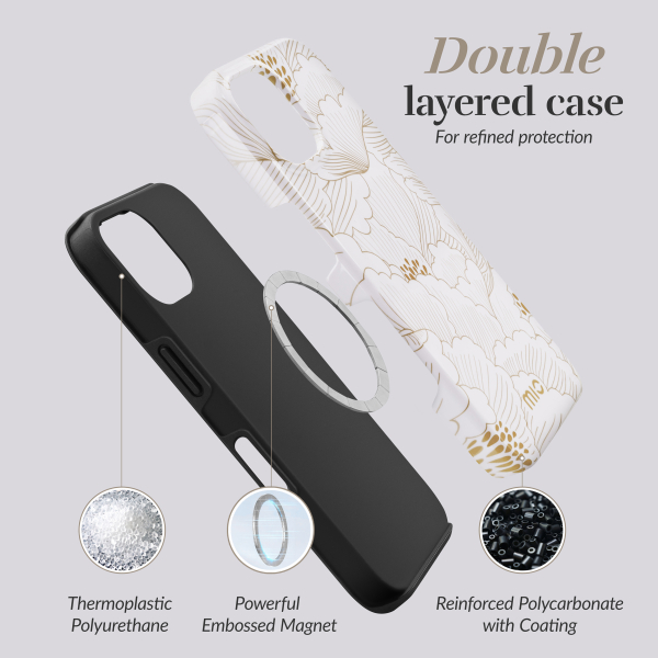 Mio By Mobilize Mio White Roses Magsafe Compatible For Iphone 16 Plus - Afbeelding 6
