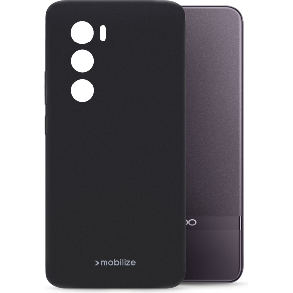 Mobilize Rubber Gelly Case Oppo Reno12 Pro Matt Black