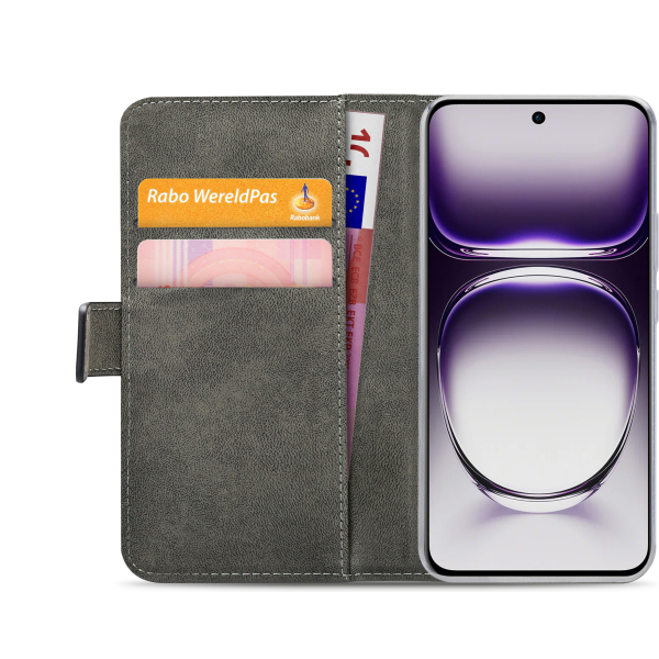 Mobilize Classic Gelly Wallet Book Case Oppo Reno12 Black - Afbeelding 4