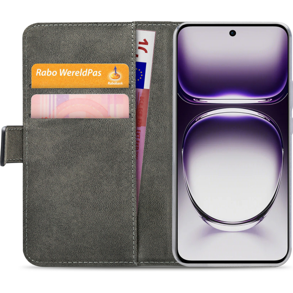 Mobilize Classic Gelly Wallet Book Case Oppo Reno12 Pro Black - Afbeelding 4