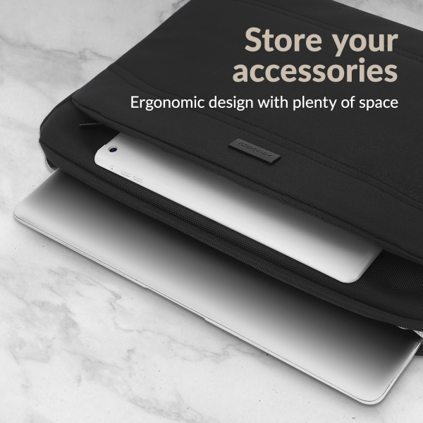 Mobilize Waterresistant Laptop Sleeve Up To 14Inch Black - Afbeelding 5