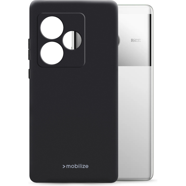 Mobilize Rubber Gelly Case Realme Gt 6/Gt 6T Matt Black