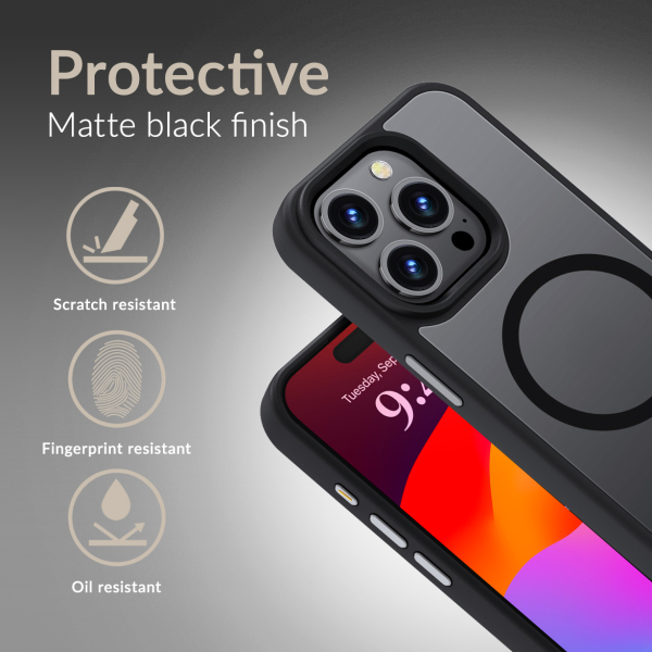 Mobilize Magsafe Compatible Hybrid Case Google Pixel 9/9 Pro Black - Afbeelding 2