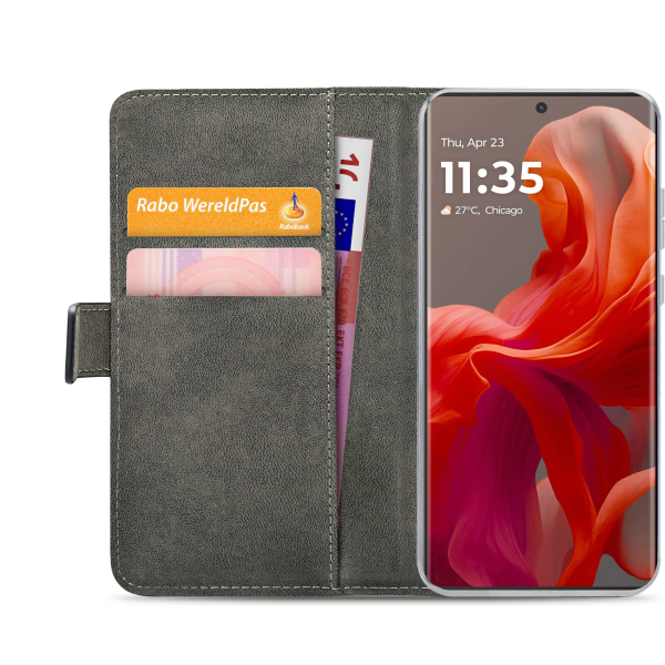 Mobilize Classic Gelly Wallet Book Case Motorola Moto G85 Black - Afbeelding 4