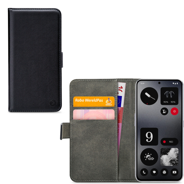 Mobilize Classic Gelly Wallet Book Case Nothing Cmf Phone 1 Black