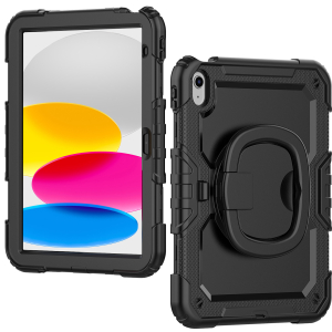 Mobilize Rotating Defender Case Stand Function For Apple Ipad 10.9 (2022)/Ipad 11 (2025) Black